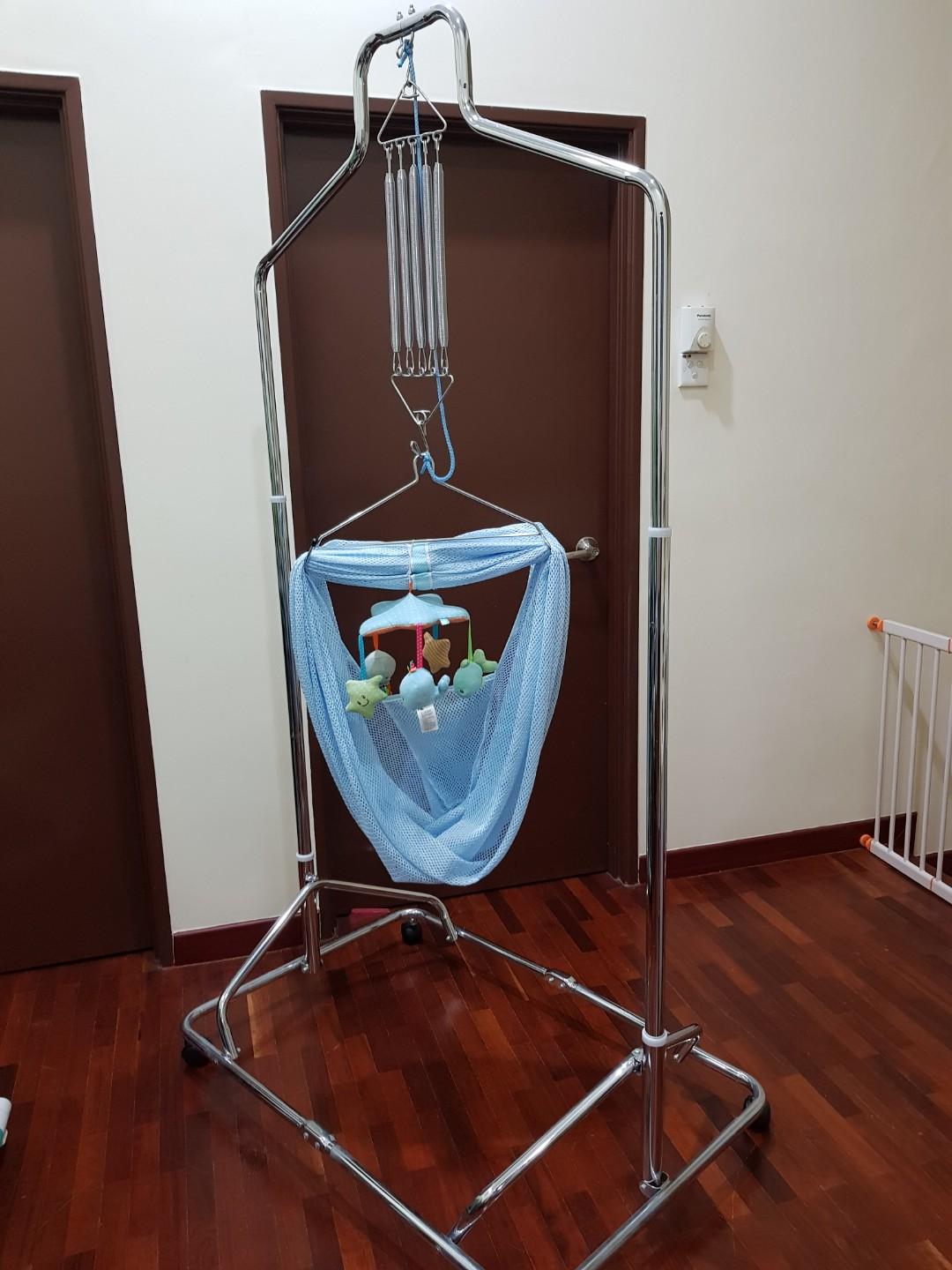 Stainless Steel Buai Baby / Baby Swing / Sarong Cradle, Babies & Kids
