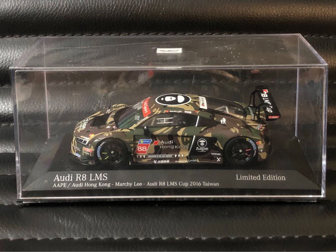 Tarmac Works x Minichamps 1/43 AUDI R8 LMS - AAPE by A Bathing Ape