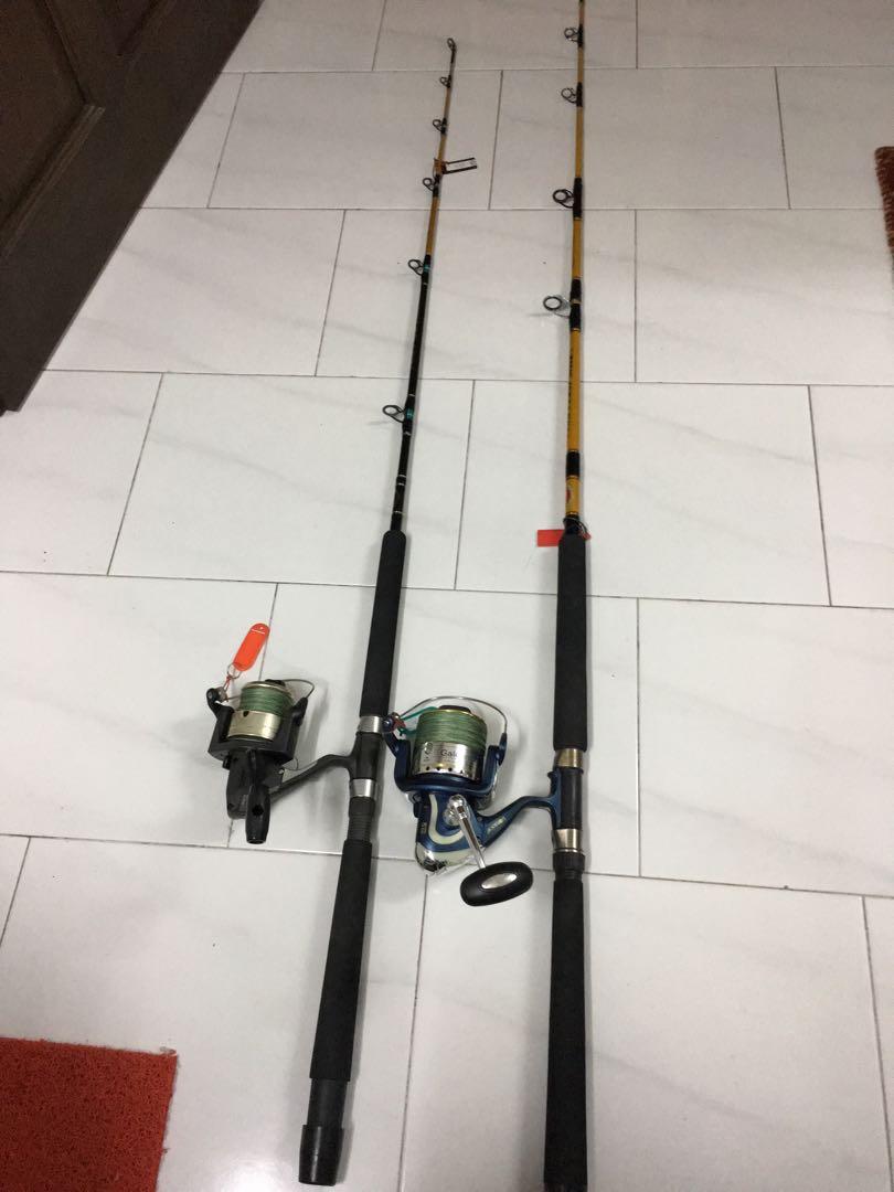 used fishing rods