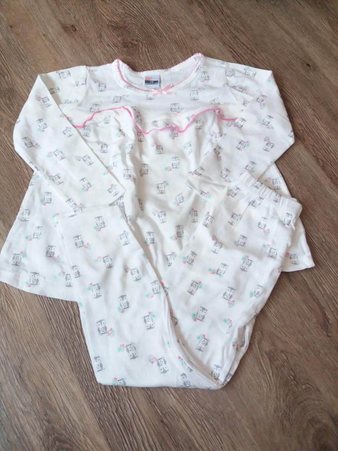 Zara kids owl 100 cotton pajamas 7t(no caroupay), Babies & Kids