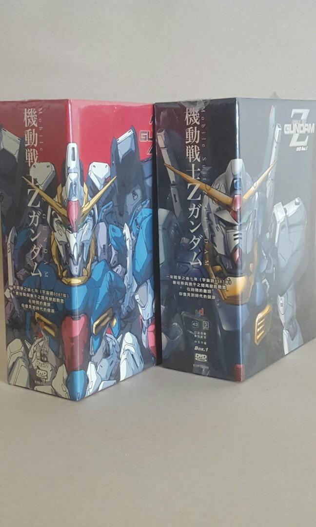 機動戰士Z-Gundam DVD Box Sets, 興趣及遊戲, 玩具& 遊戲類- Carousell