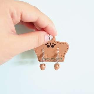 Miniature food earrings