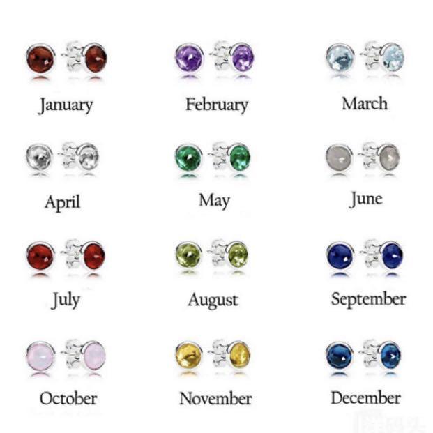 March birthstone on sale earrings pandora