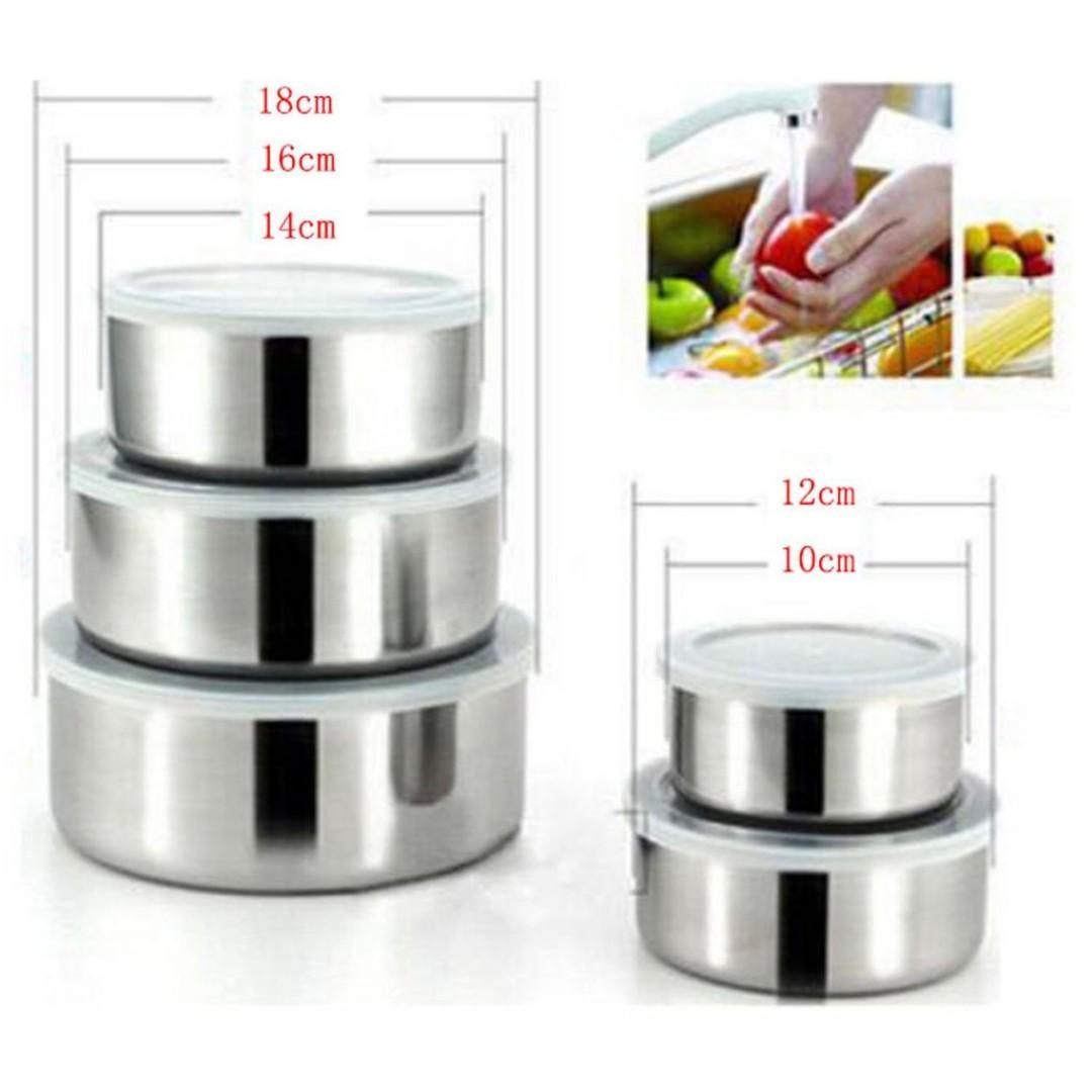 5 In 1 Stainless Steel Food Container Bekas Makanan Murah Ready Stock Kitchen Appliances On Carousell