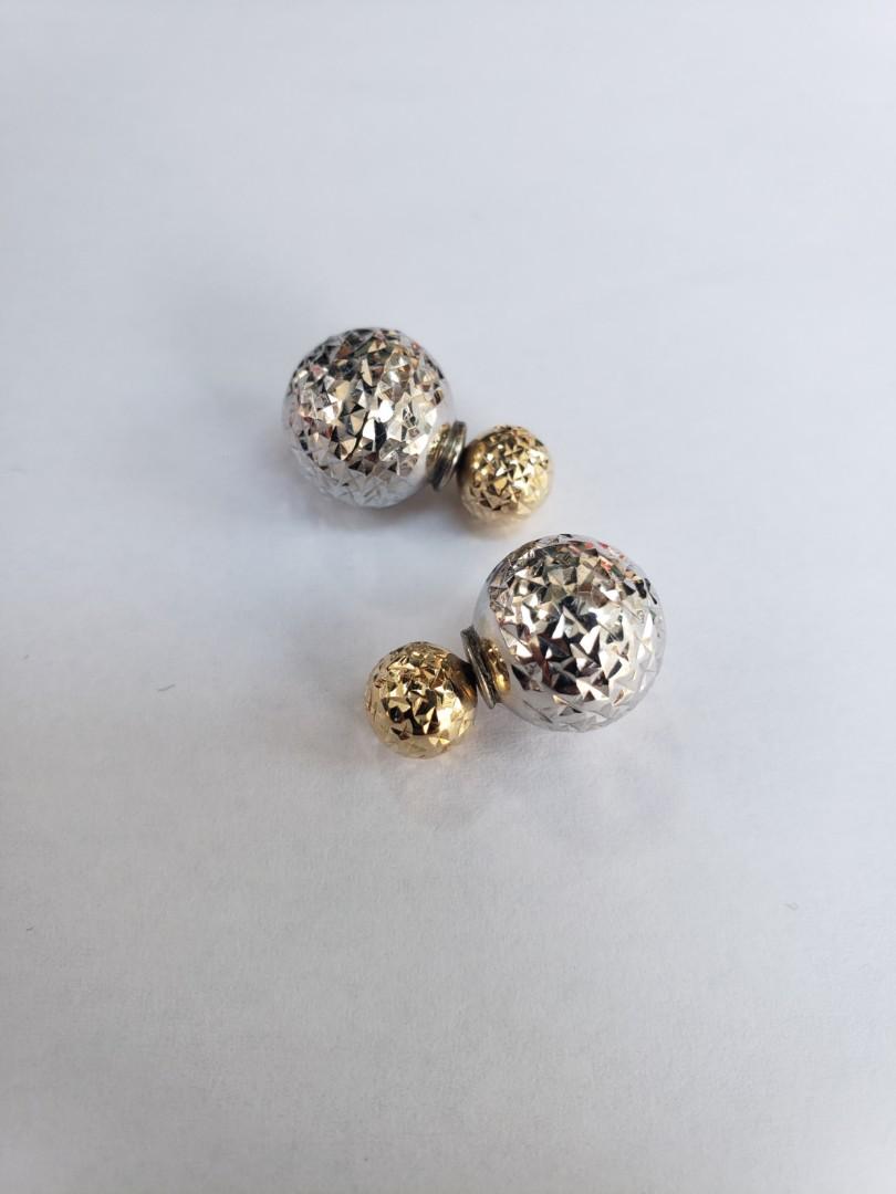 Dior ball earrings deals
