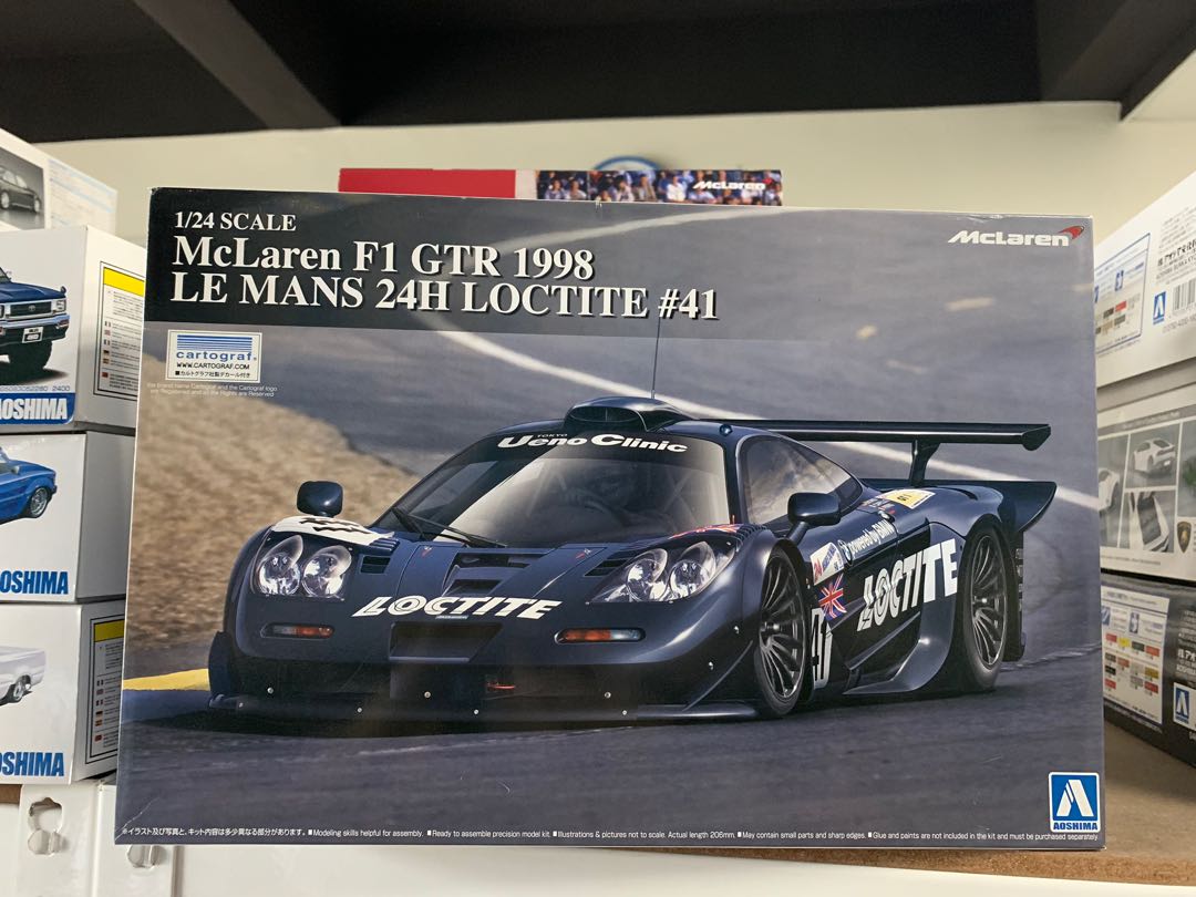 Miniature HPI Racing 1/18 McLaren F1 GTR Longtail - Loctite - Occasion