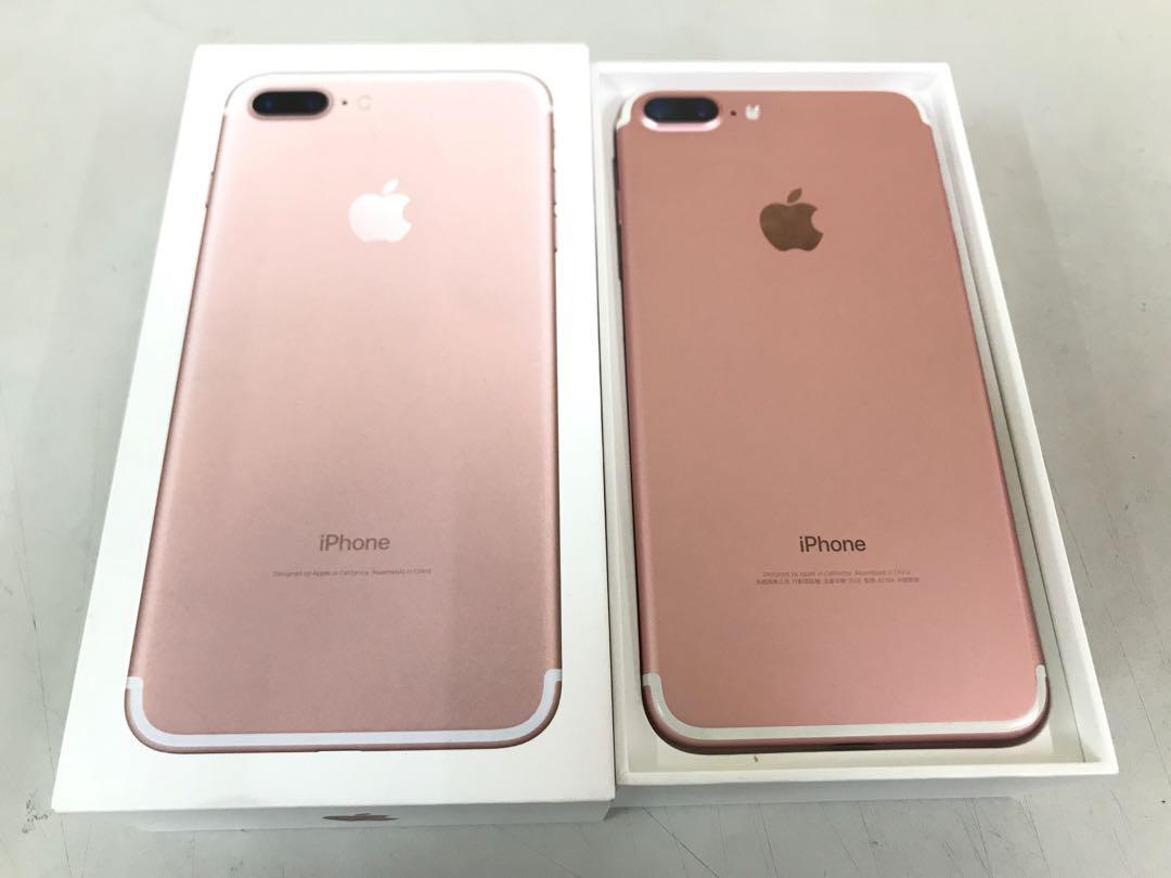 APPLE IPHONE 7 PLUS 128GB 玫瑰金！