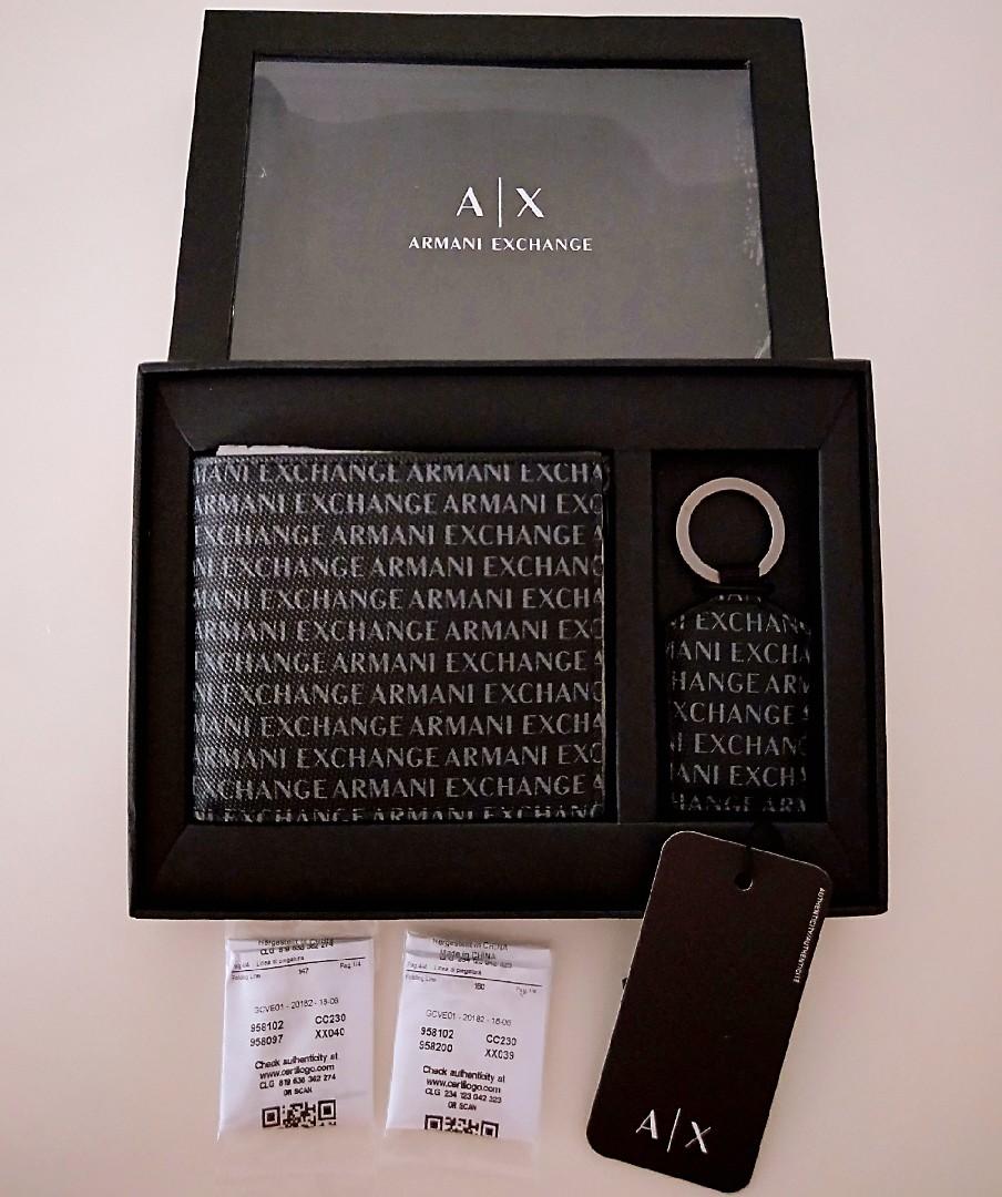 Armani Exchange Man's Wallet, Luxury 