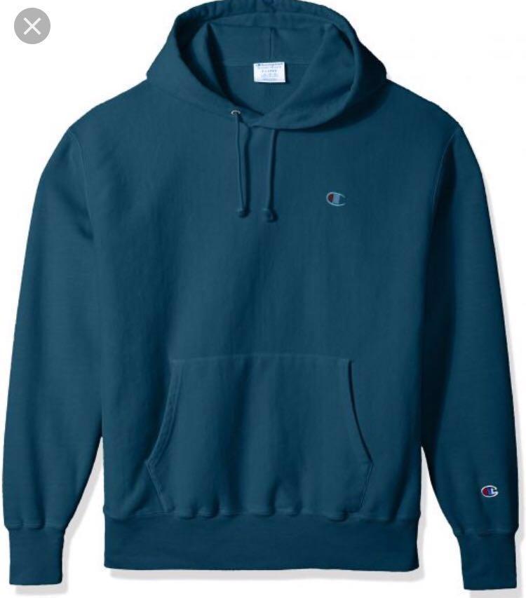 Juniper blue champion hoodie outlet