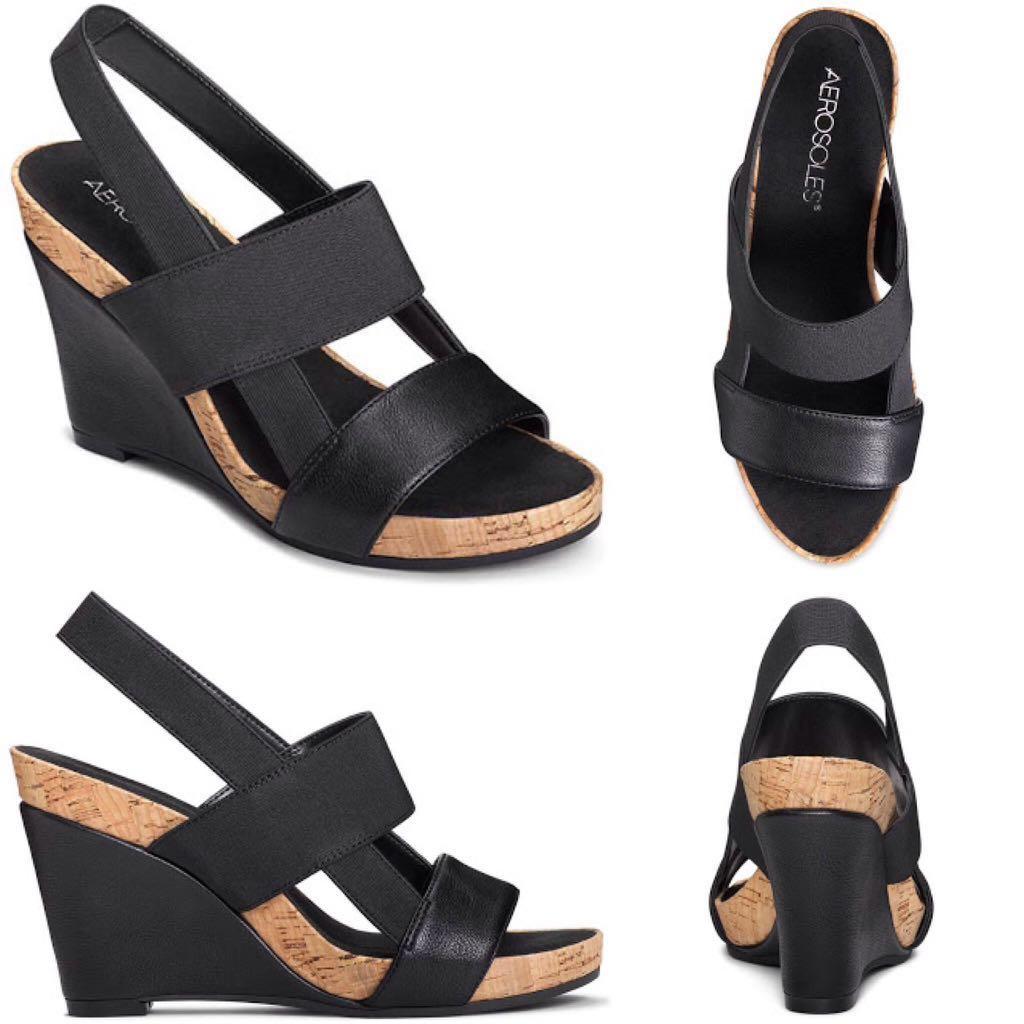 Aerosoles fashion plush shop wedge sandal