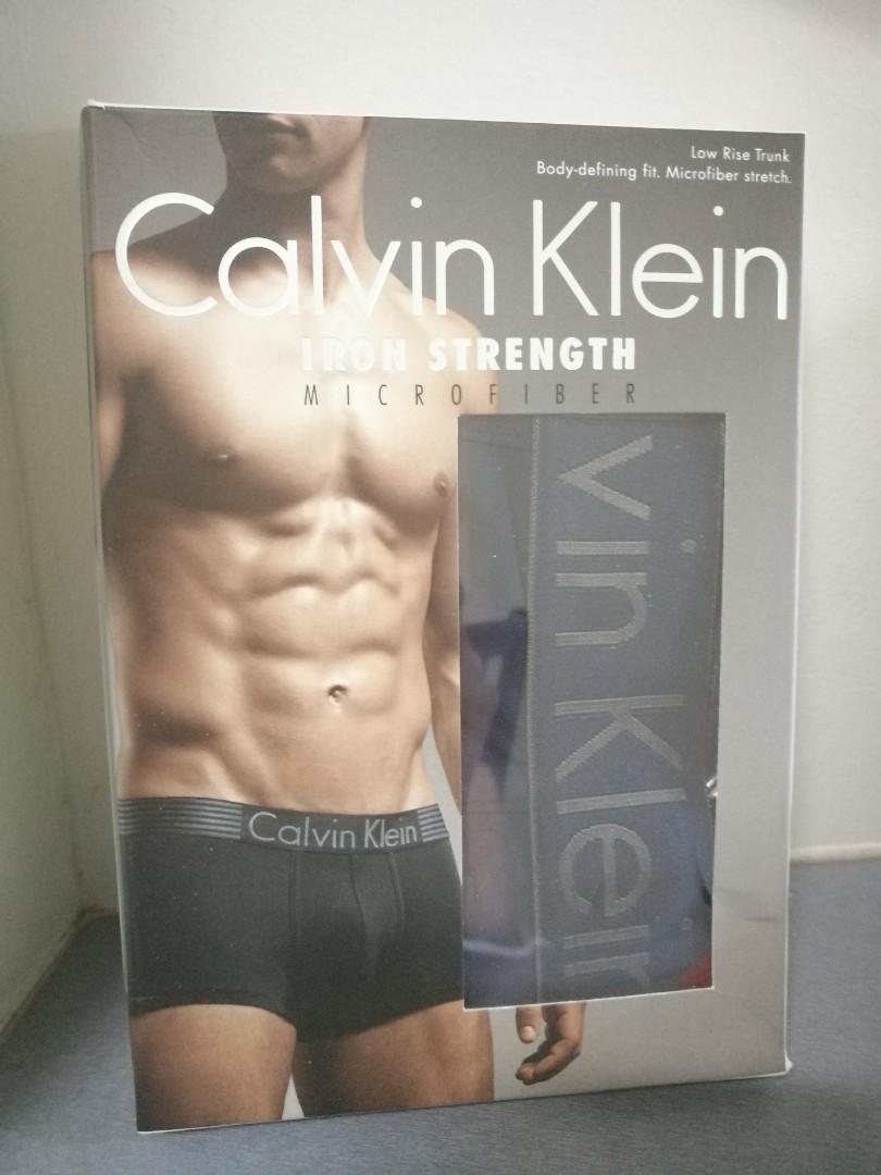 Calvin Klein Iron Strength Trunk Submerge, Men's Fashion, Bottoms, New  Underwear on Carousell