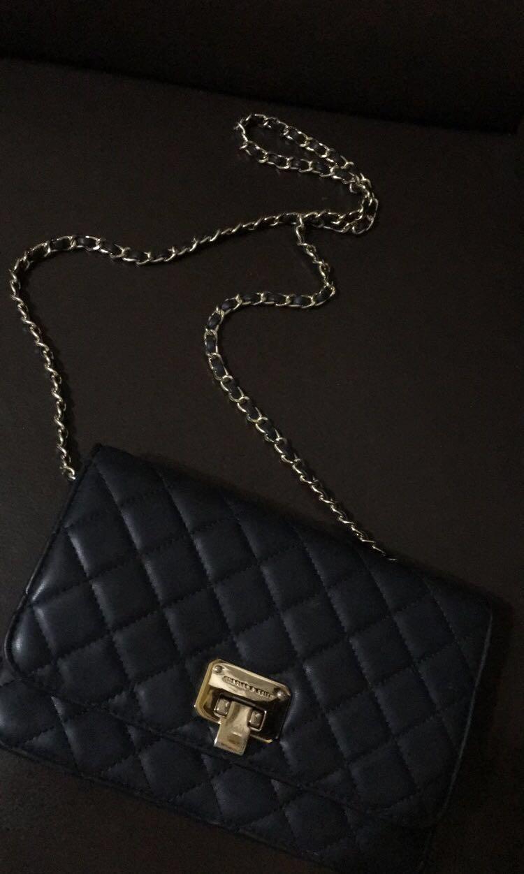 Charles Keith Chain Sling Bag Women S Fashion Bags Wallets Sling Bags On Carousell