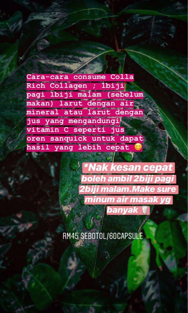 Colla Rich Collagen Ingredients