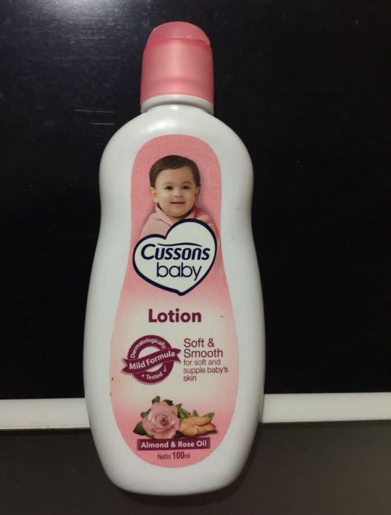 cussons baby lotion almond and rose oil