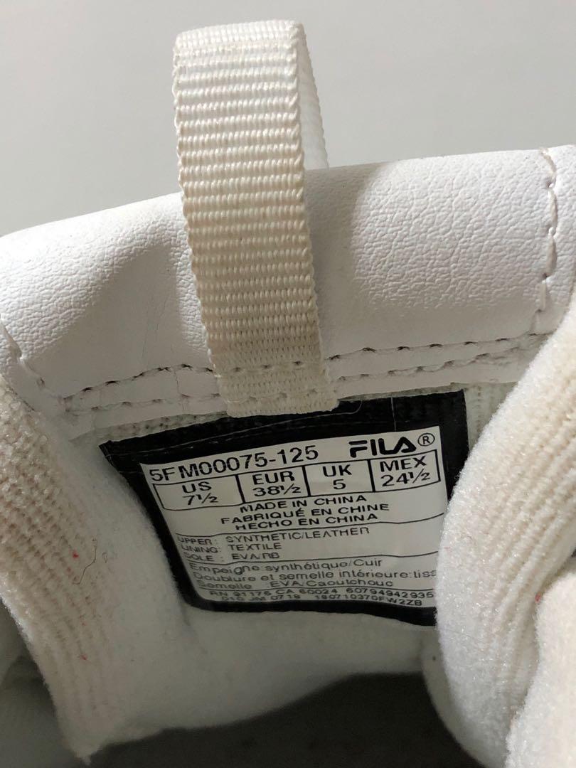 Fila disruptor strap applique clearance