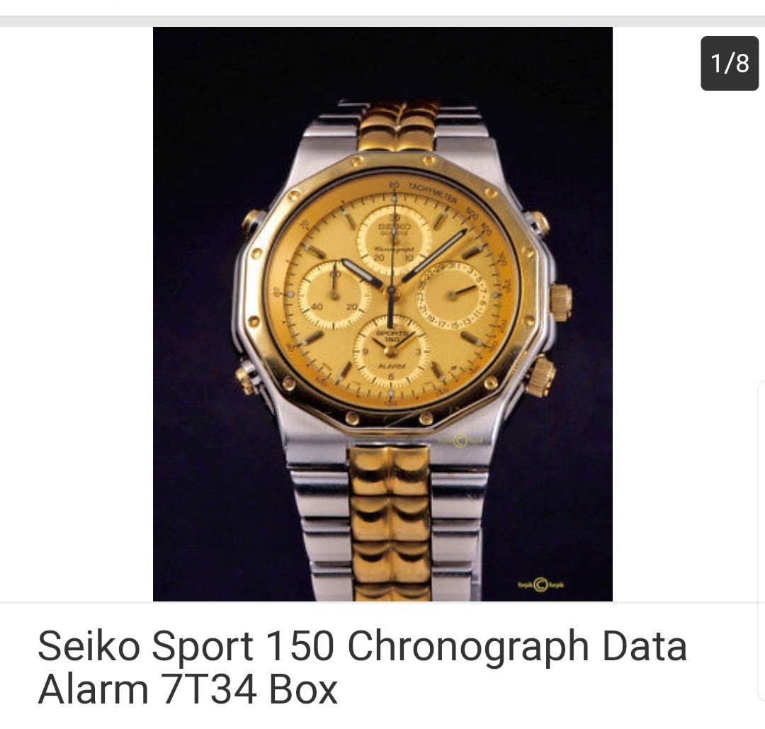 seiko sports 150 alarm chronograph
