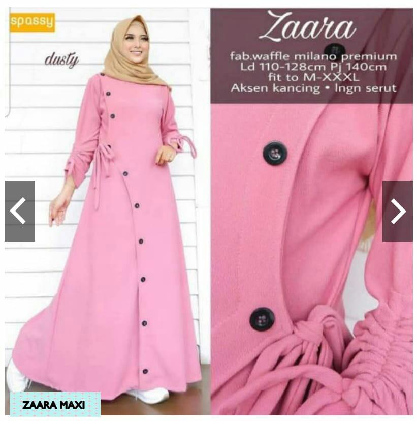 Gamis Lengan Serut Olshop Fashion Olshop Muslim Di Carousell Gamis terbaru dan terpopuler selanjutnya adalah gamis model kemeja dress. gamis lengan serut