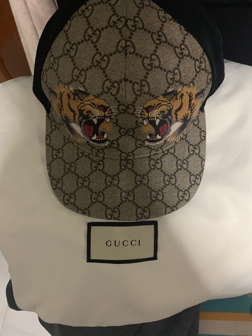 gucci cap tiger print