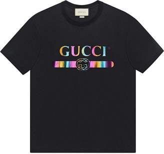 gucci rainbow tee