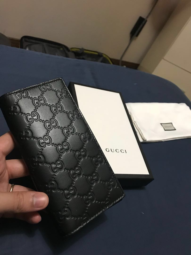 gucci signature long wallet