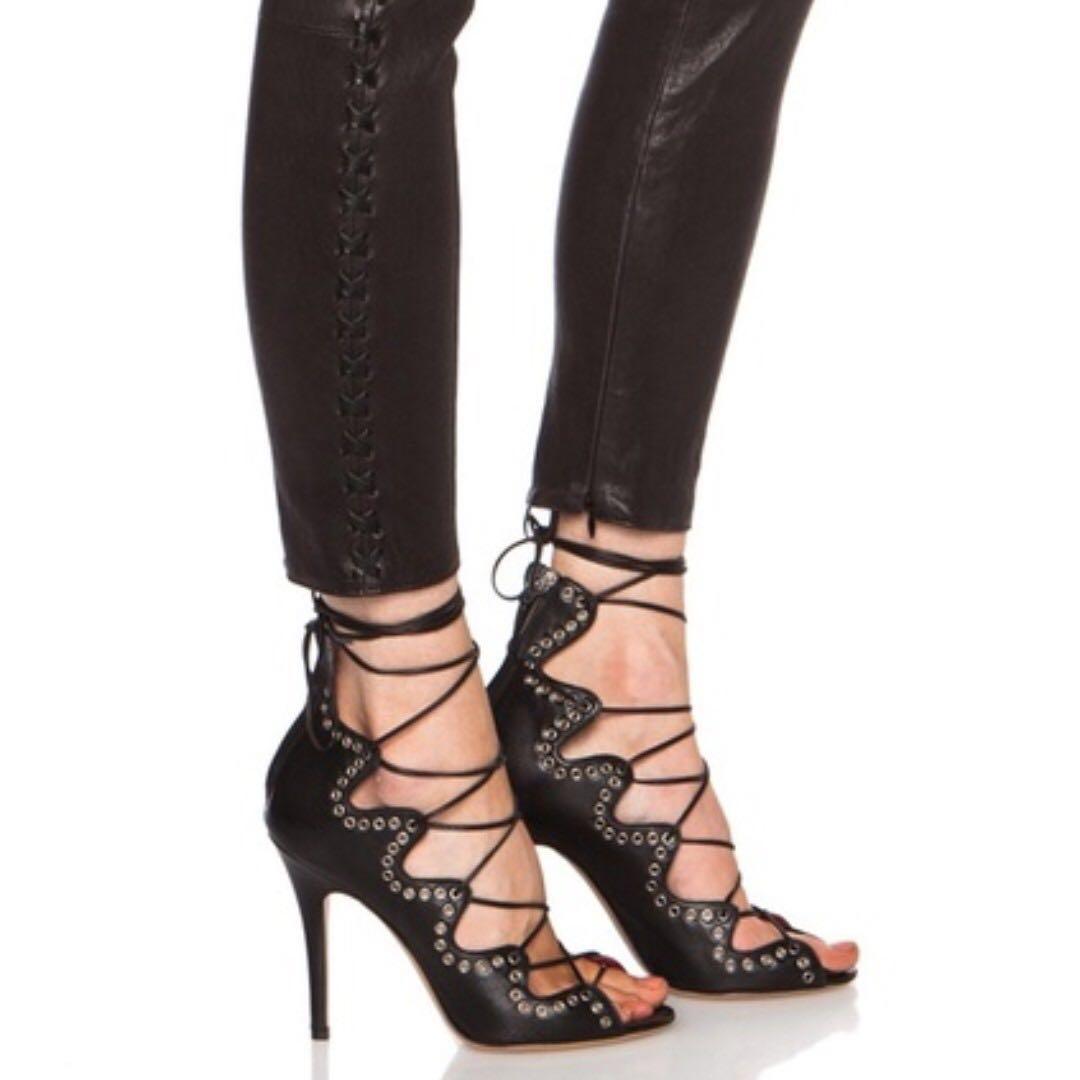 Isabel Marant Ghillies Lace Up Heels 