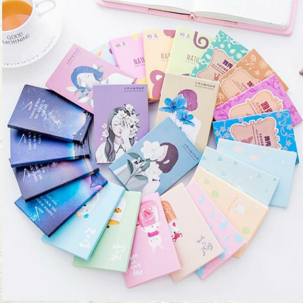 Kertas Minyak Linen Alami Kesehatan Kecantikan Rias Wajah Di Carousell