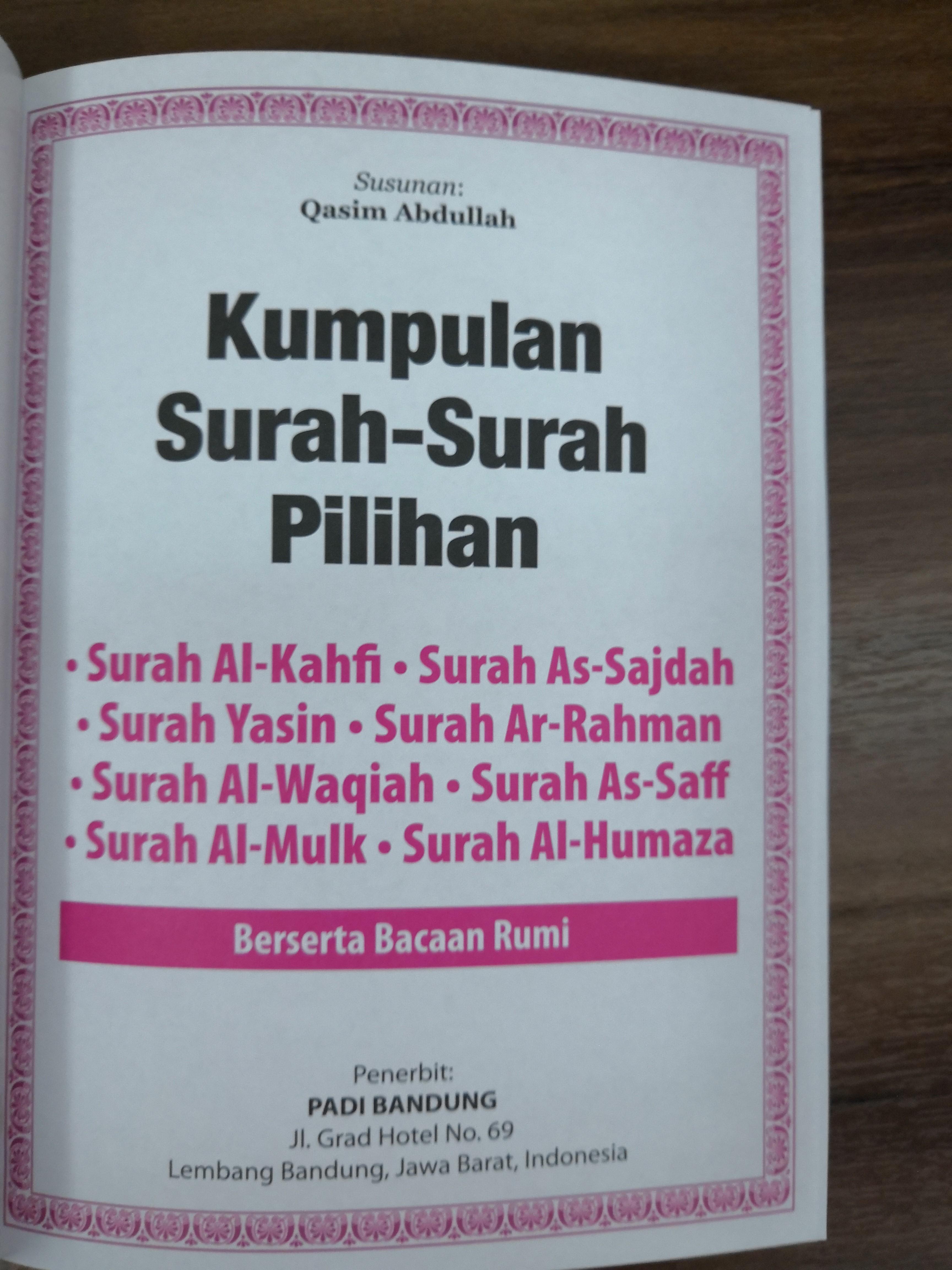 Surah Al Kahfi Rumi Full : Surah Al Kahfi Bacaan Dalam Rumi Dan