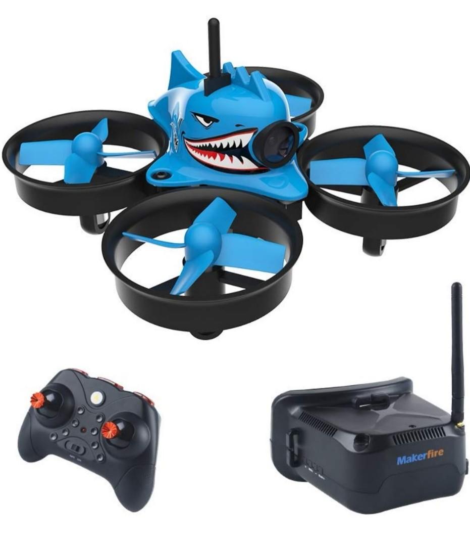 Makerfire Micro FPV Racing Drone With FPV Goggles 40CH, 42% OFF