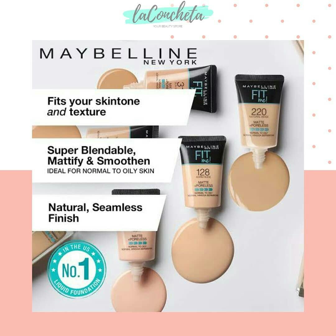 Maybelline Fit Me Matteporeless Foundation Tube 18ml