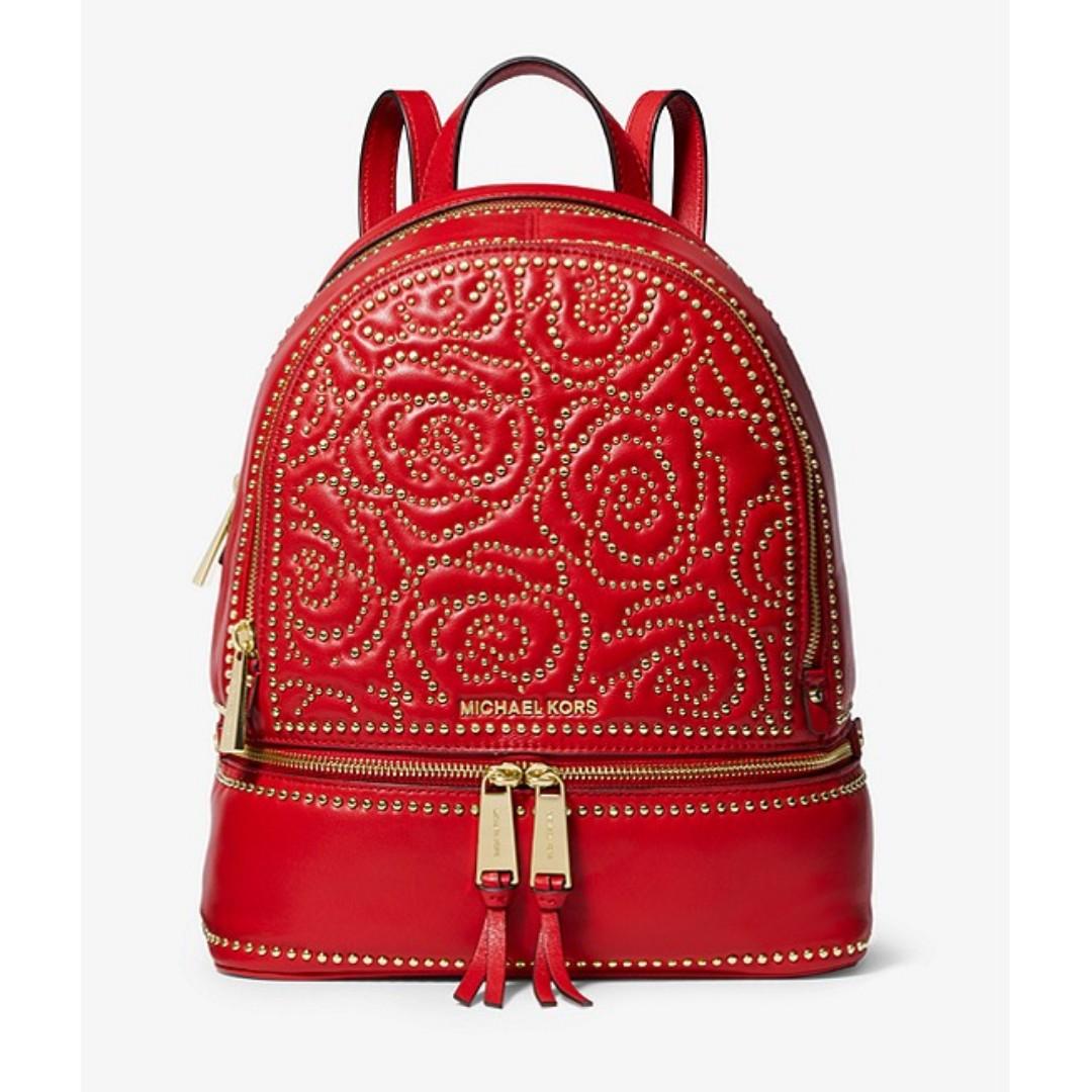 rose michael kors backpack