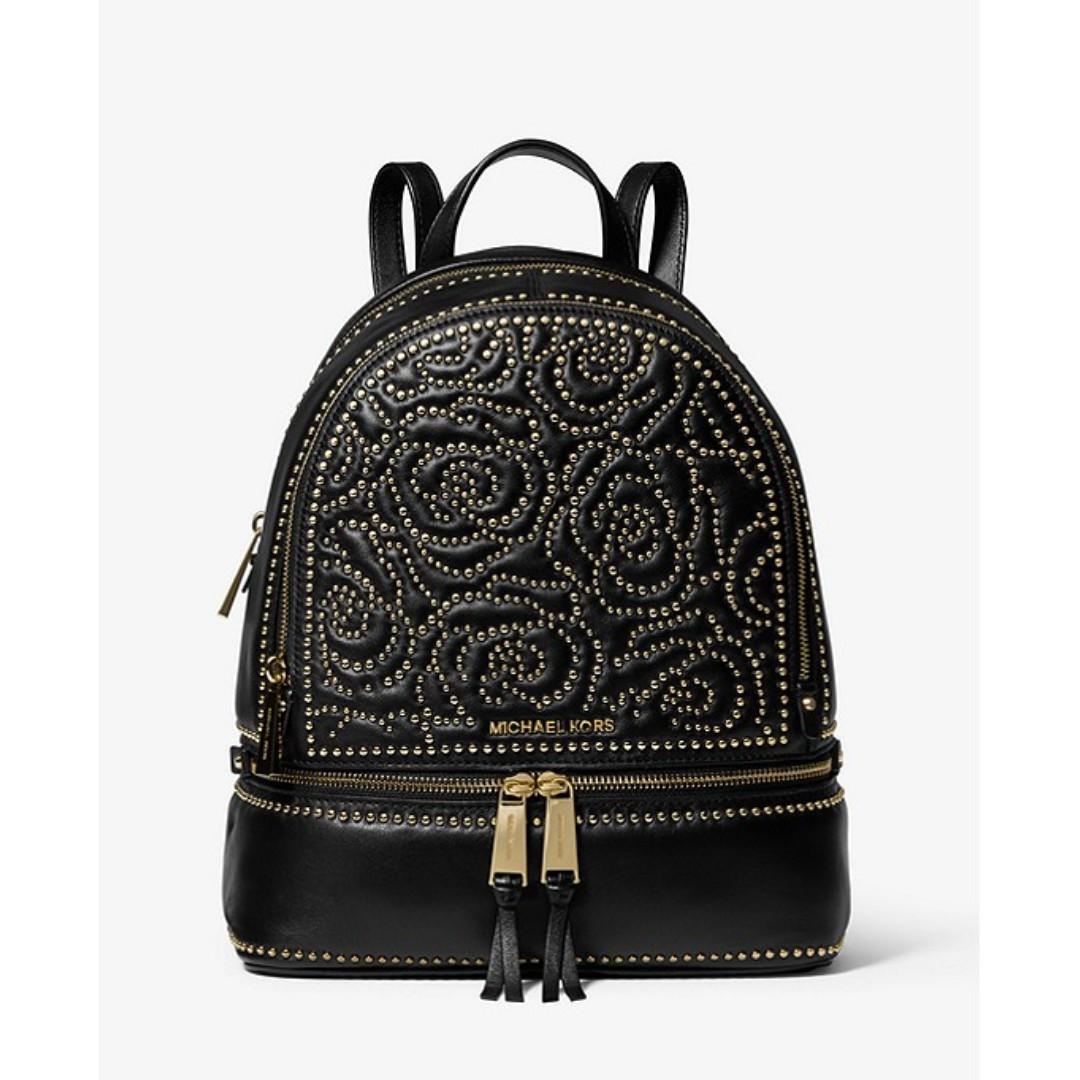 michael kors rose backpack