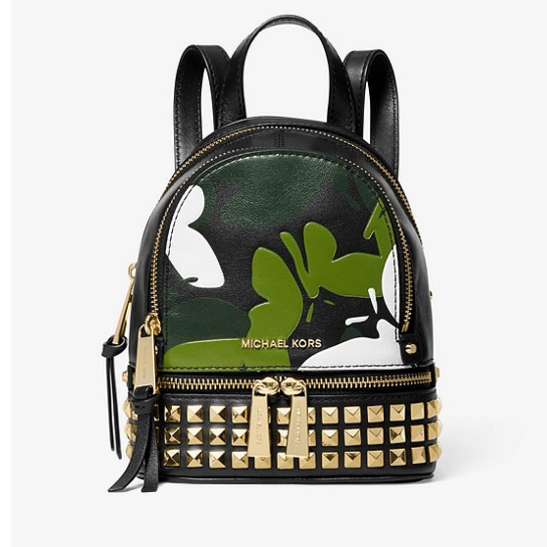 michael kors camo backpack
