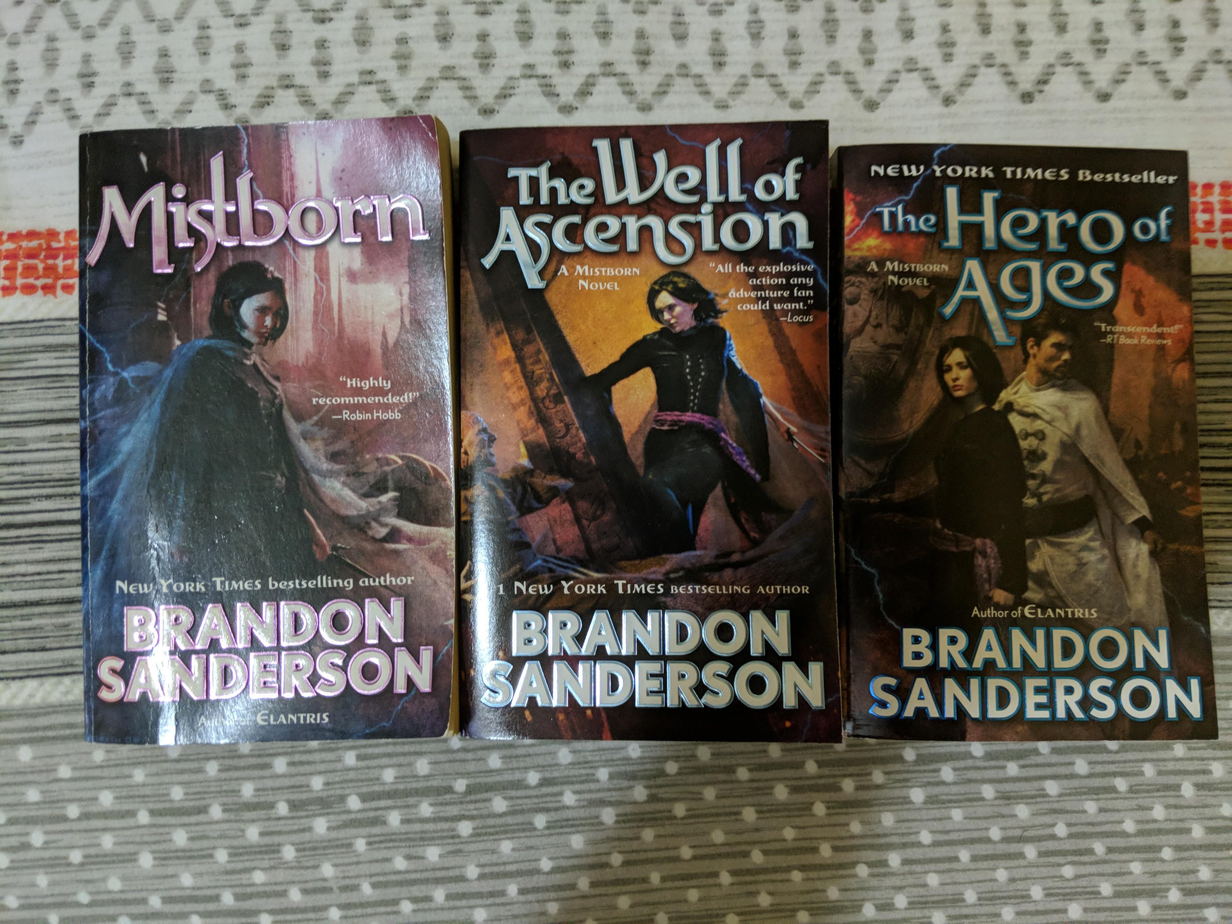 Mistborn Brandon Sanderson Books Stationery Fiction On Carousell