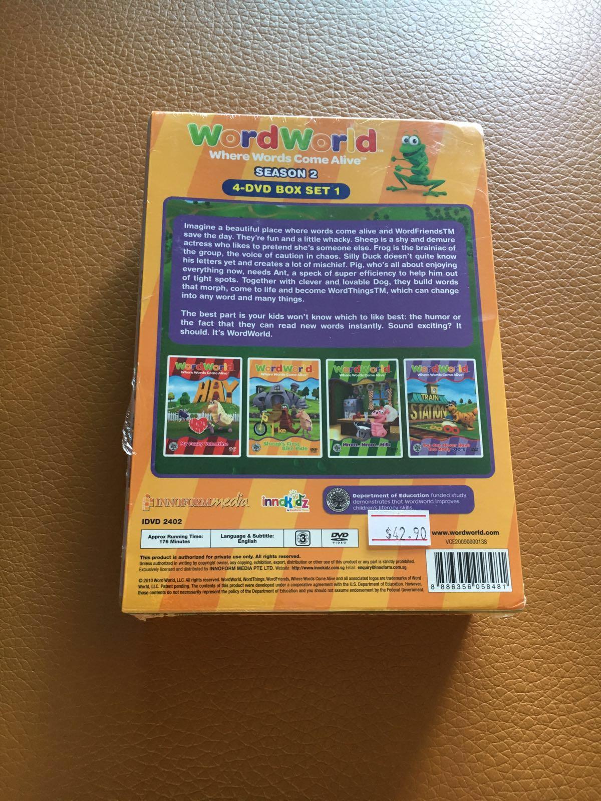 New) Word World Season 2 Box Set DVD, Hobbies & Toys, Music