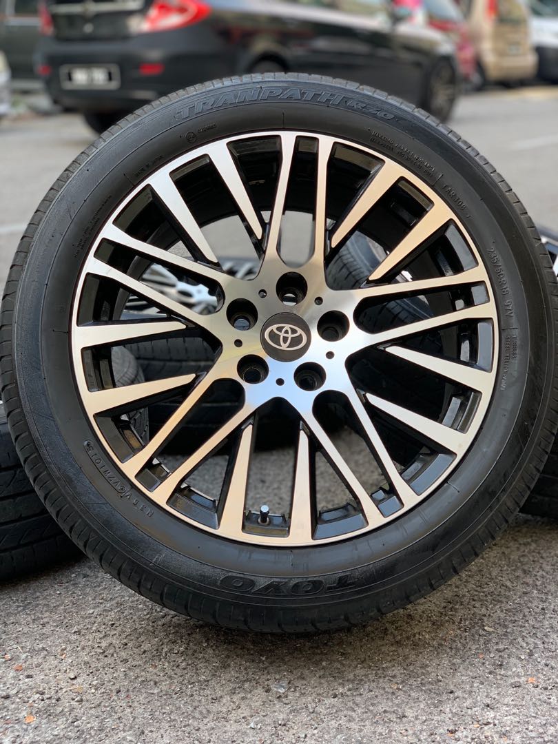 original design 18 inch sports rim vellfire tyre 70, Auto Accessories