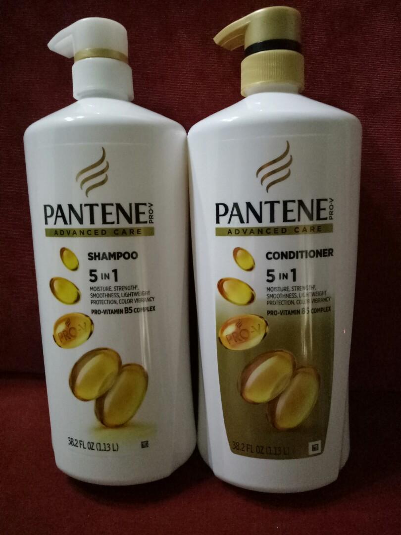  Pantene Advanced Care Shampoo 5 in 1 Pro-vitamin B5 Complex  38.2 Oz : Pantene: Beauty & Personal Care