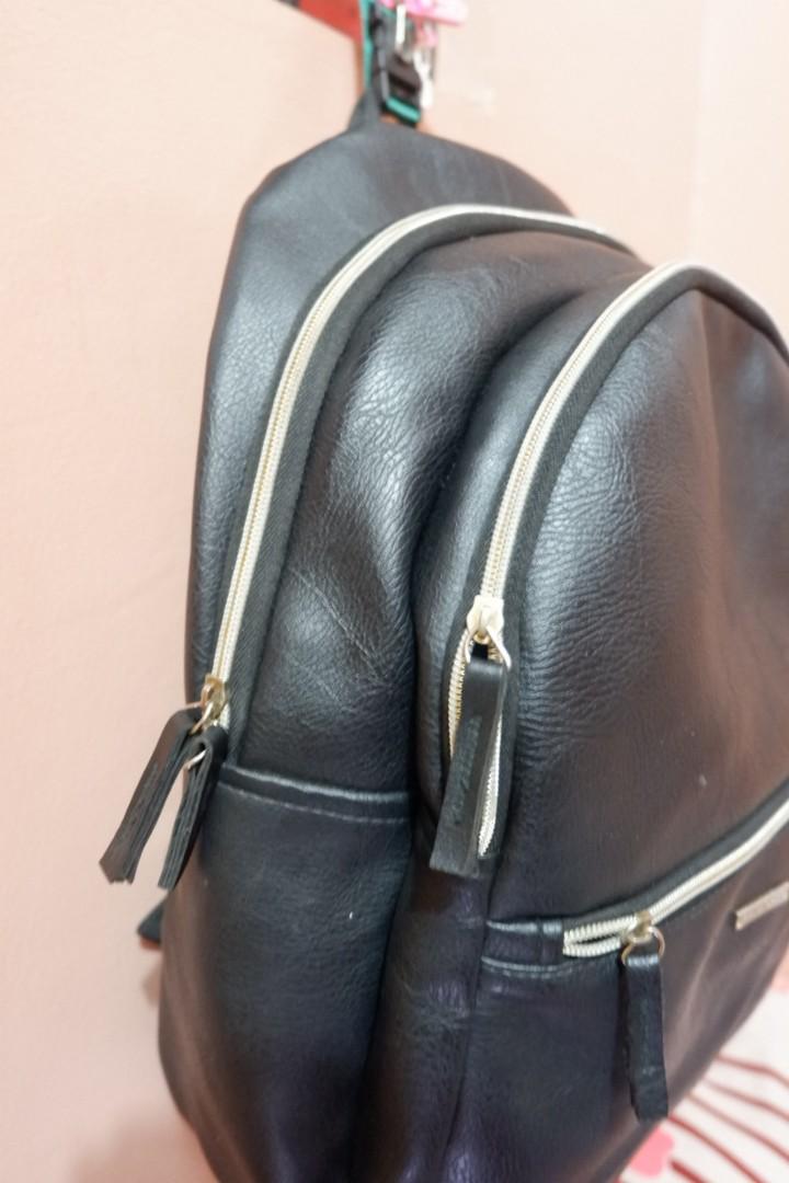 PENSHOPPE BACKPACK BLACK Women s Fashion Bags Wallets