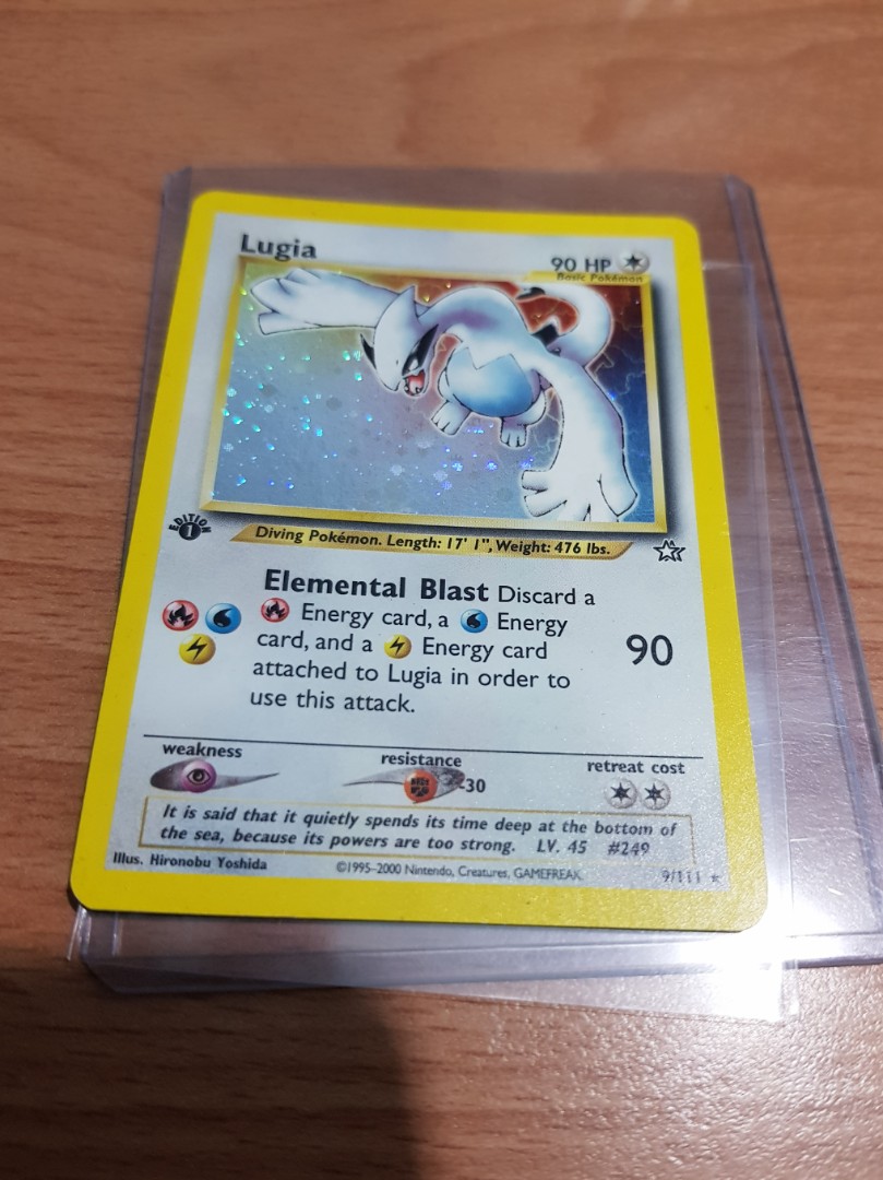 Pokemon Card Lugia Neo Genesis 1st Edition Toys Games Board Games Cards On Carousell First, you will need a raid pass to enter the raid battle and after defeating the pokemon go lugia raid boss you will have a chance to capture it. pokemon card lugia neo genesis 1st edition