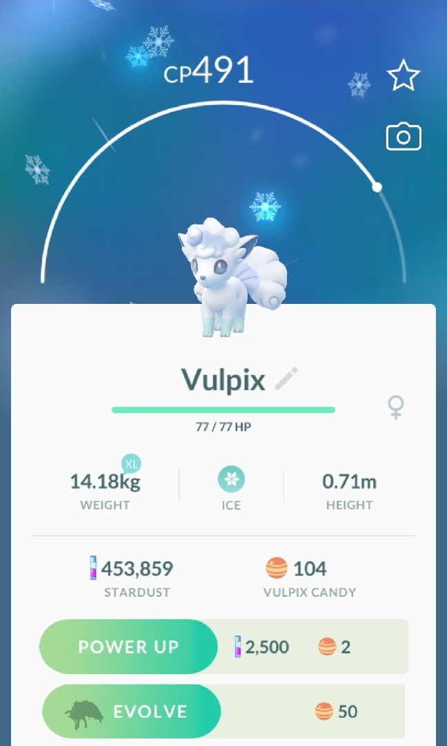 Pokemon Go Alola Vulpix Toys Games Video Gaming In Game Products On Carousell