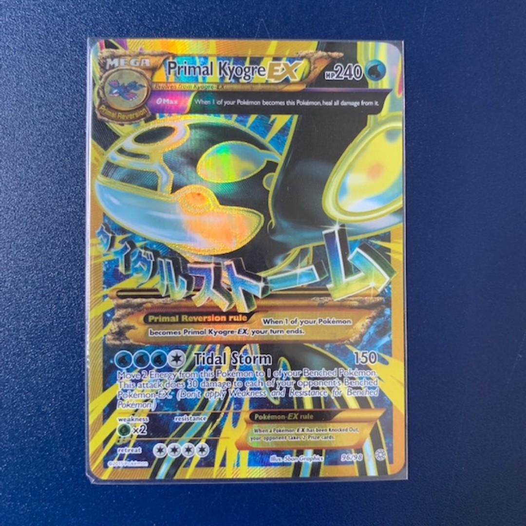Pokemon Primal Kyogre Ex Secret Rare Nm M Toys Games Board