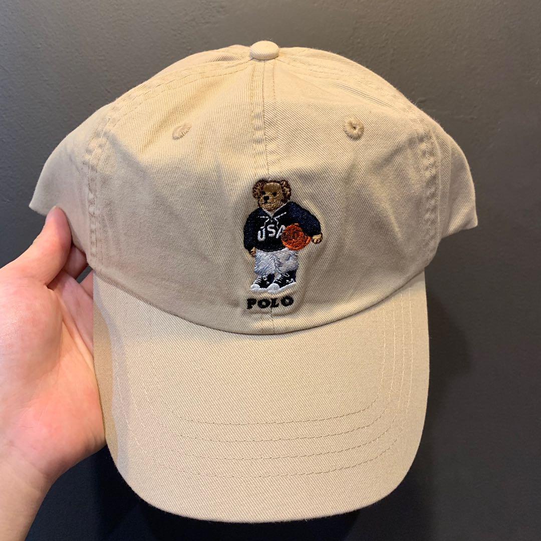 Polo Ralph Lauren Bear Cream Dad Cap 