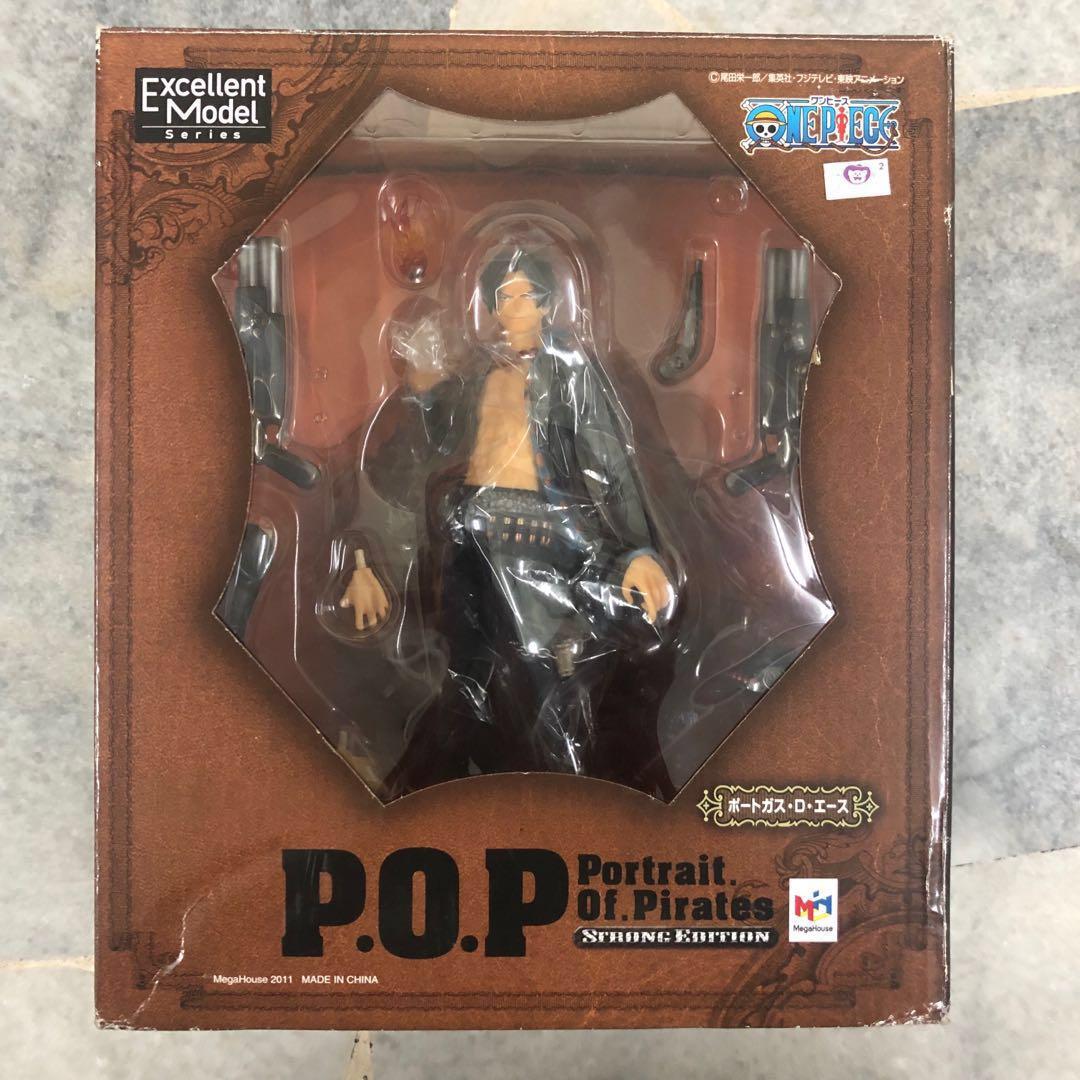 One Piece Pop Strong World Portgas D Ace Toys Games Action Figures Collectibles On Carousell