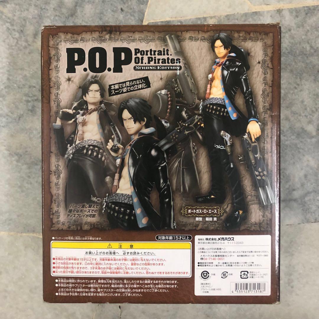 One Piece Pop Strong World Portgas D Ace Toys Games Action Figures Collectibles On Carousell