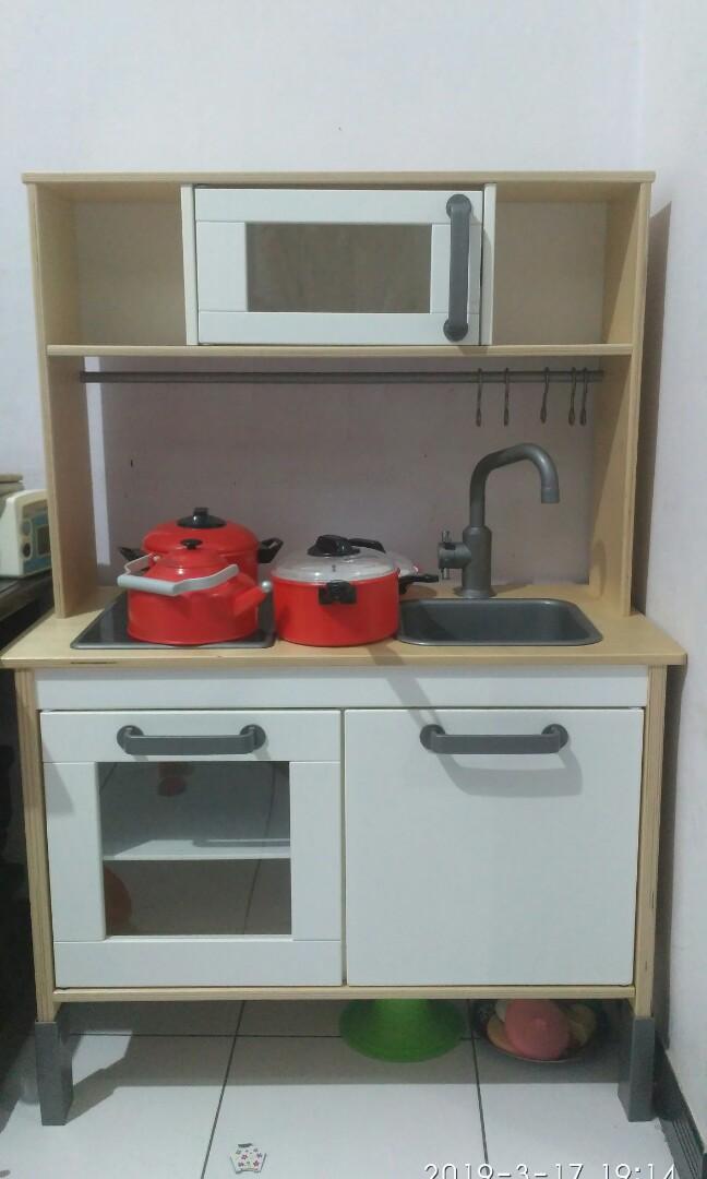 Preloved Mini Kitchen Set Ikea Mainan Dapur Dapuran Bayi Anak Mainan Baby Walker Di Carousell