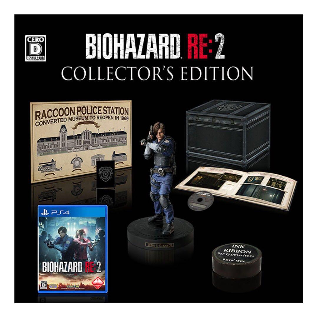 Pre Order Ps4 Bio Hazard Re 2 Collectors Edition Restock 20march Toys Games Video Gaming Video Games On Carousell