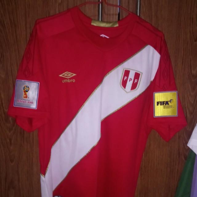 Replica Peru 2018 World Cup Jersey Away Sports Sports Apparel On Carousell