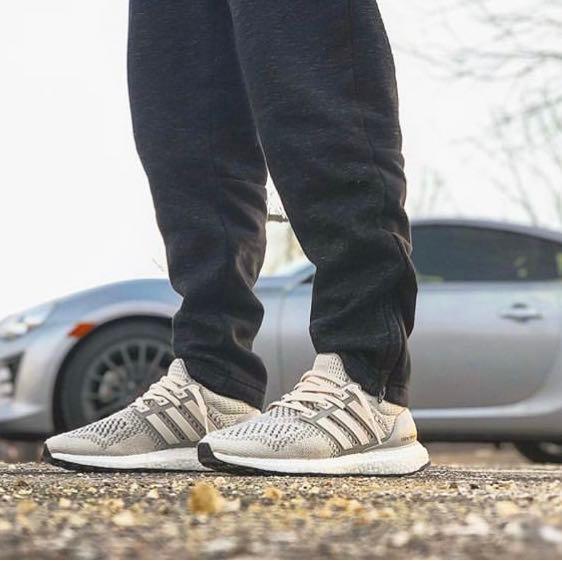 ultra boost cream outfit