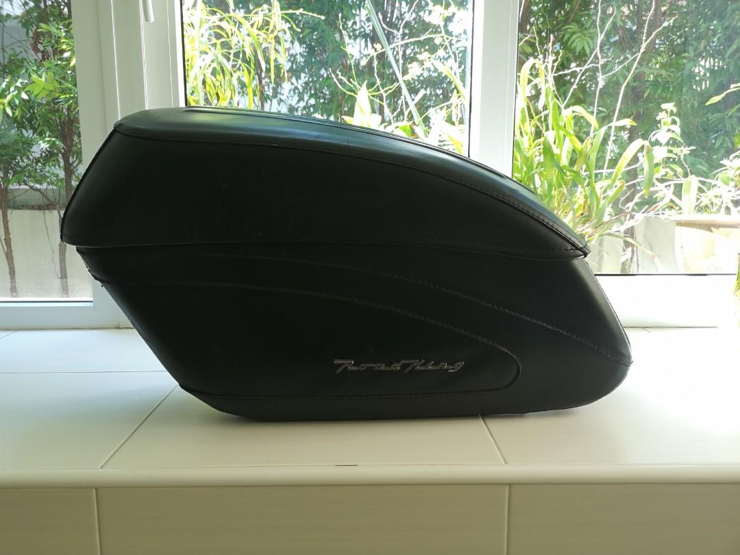 Custom saddlebags top for harley davidson