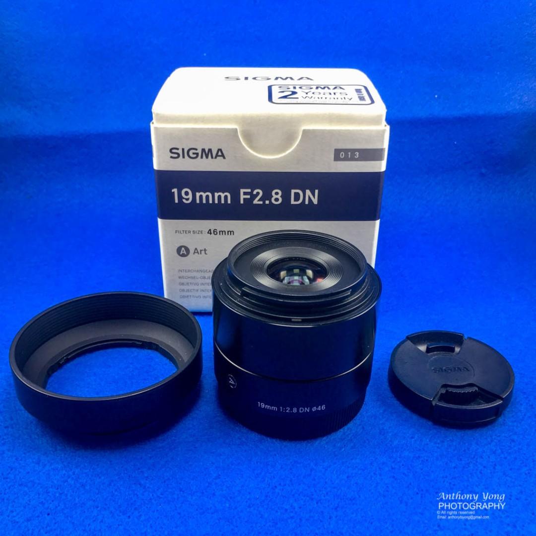 Sigma 19mm F2 8 Dn For Sony E Aps C Photography Lenses On Carousell