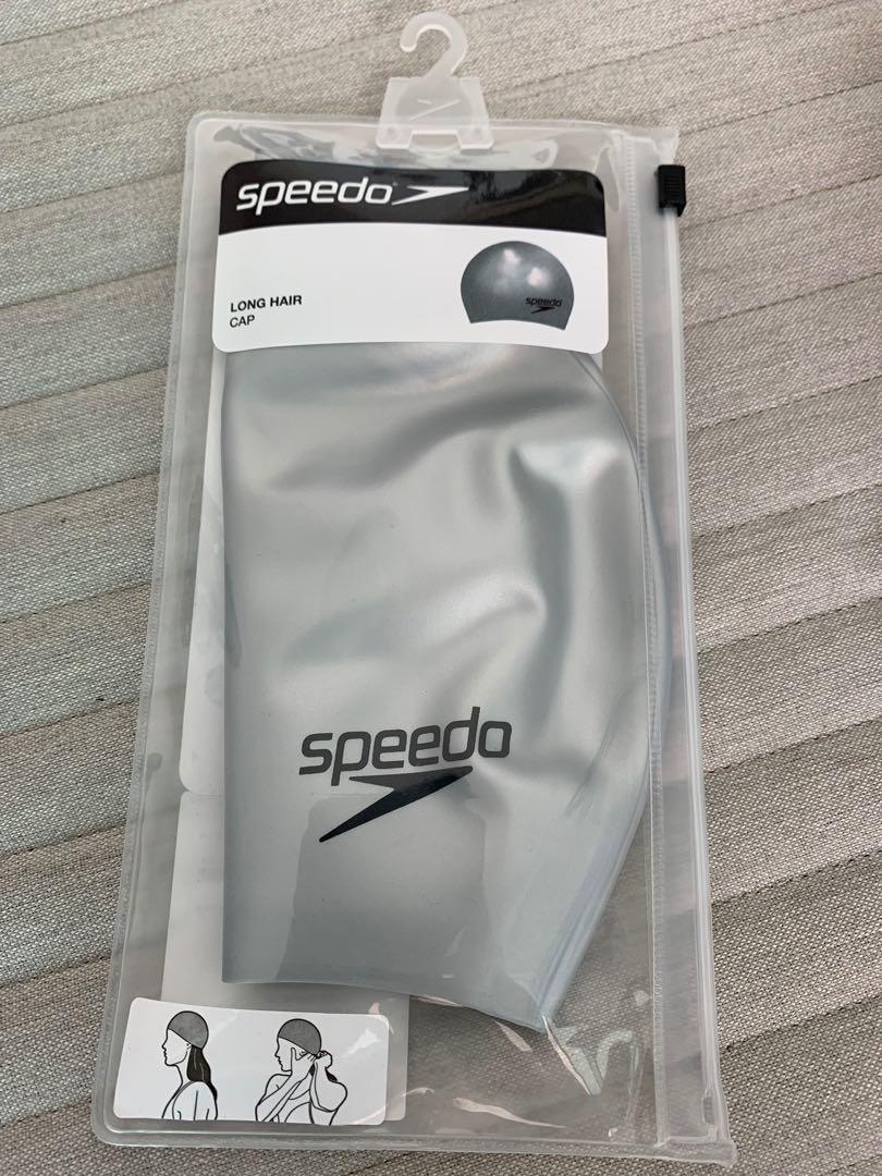 speedo long hair swim cap